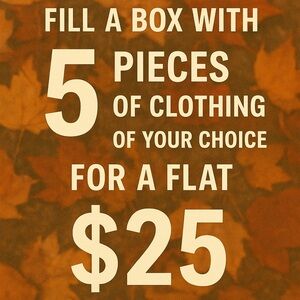 Fall Leaf Pattern Clothing Offer